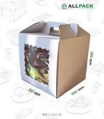 cutii cu ferestruica tort