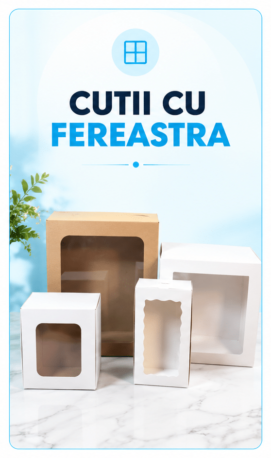 cutii cu fereastra